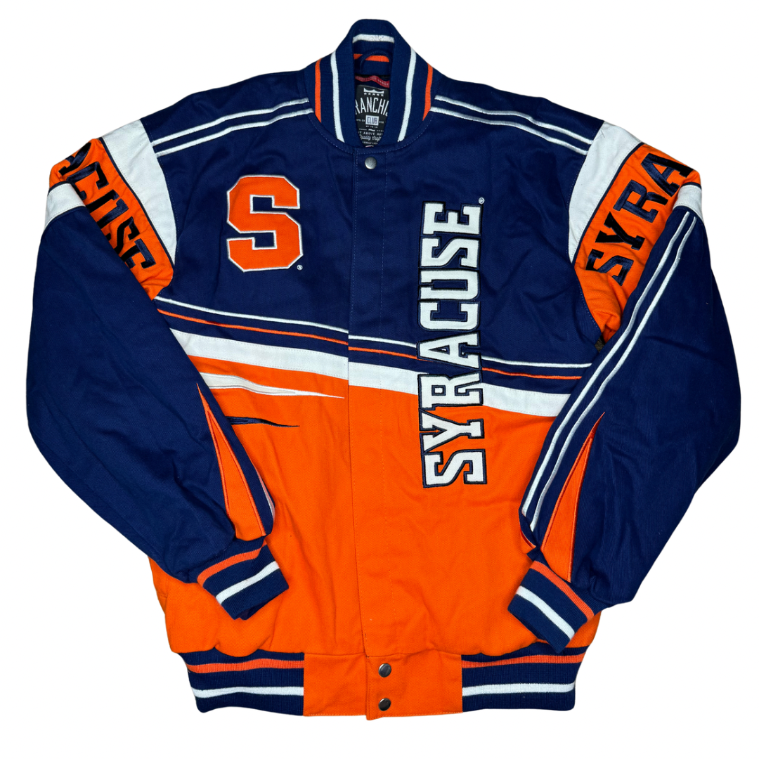Syracuse University Rare Vintage Embroidered Racing Varsity Jacket