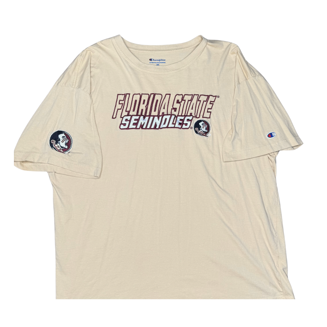 FSU Embroidered Florida State Tee-