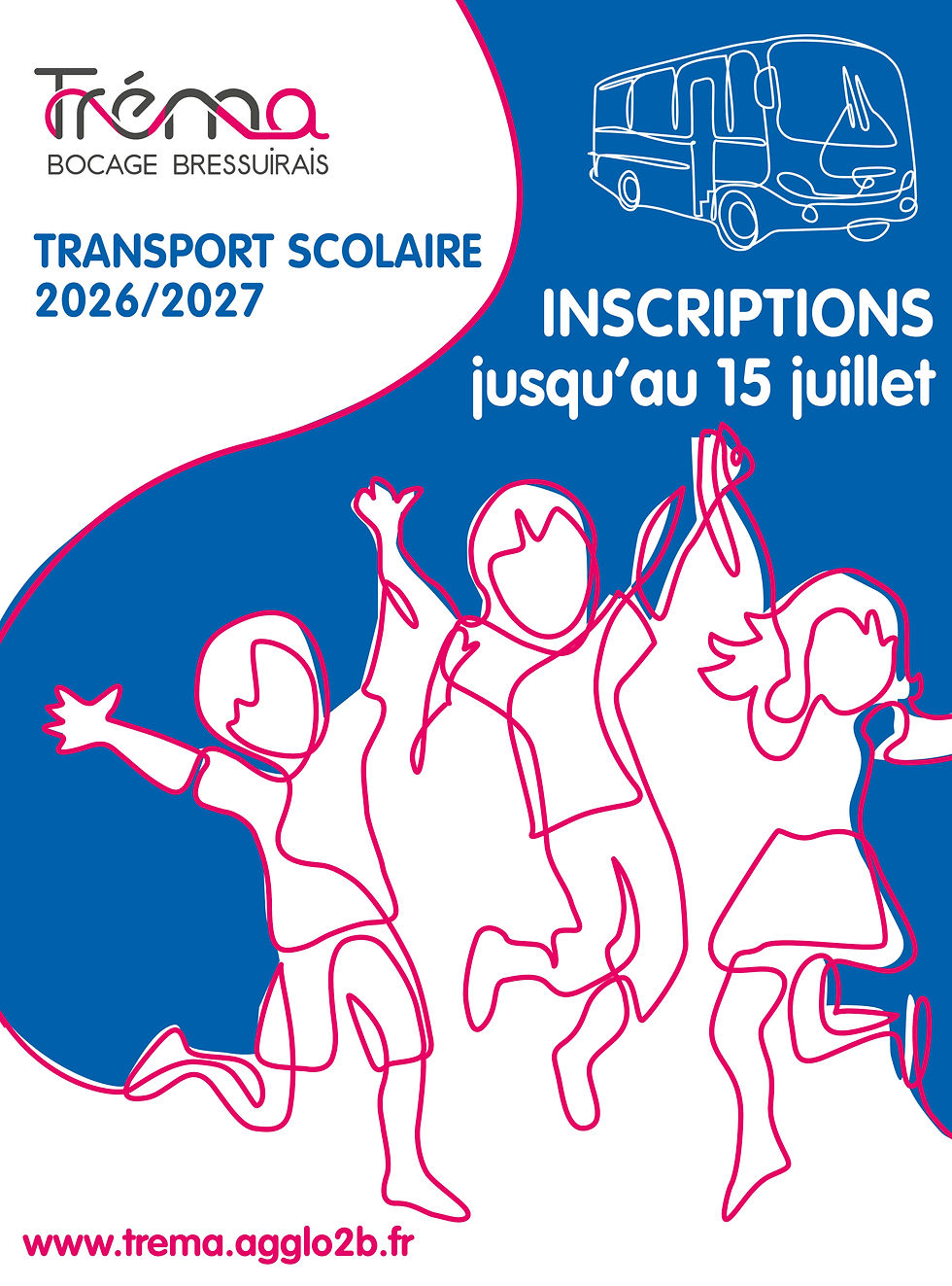 Ouverture des inscriptions au transport scolaire 2026-2027