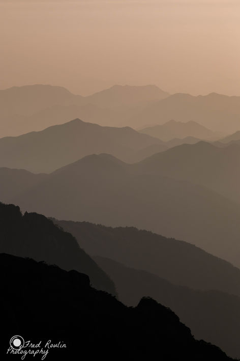 Les Montagnes Jaunes, Chine