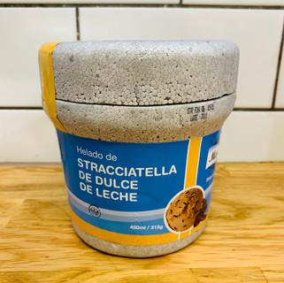 NYHET! GLASS STRACCIATELLA