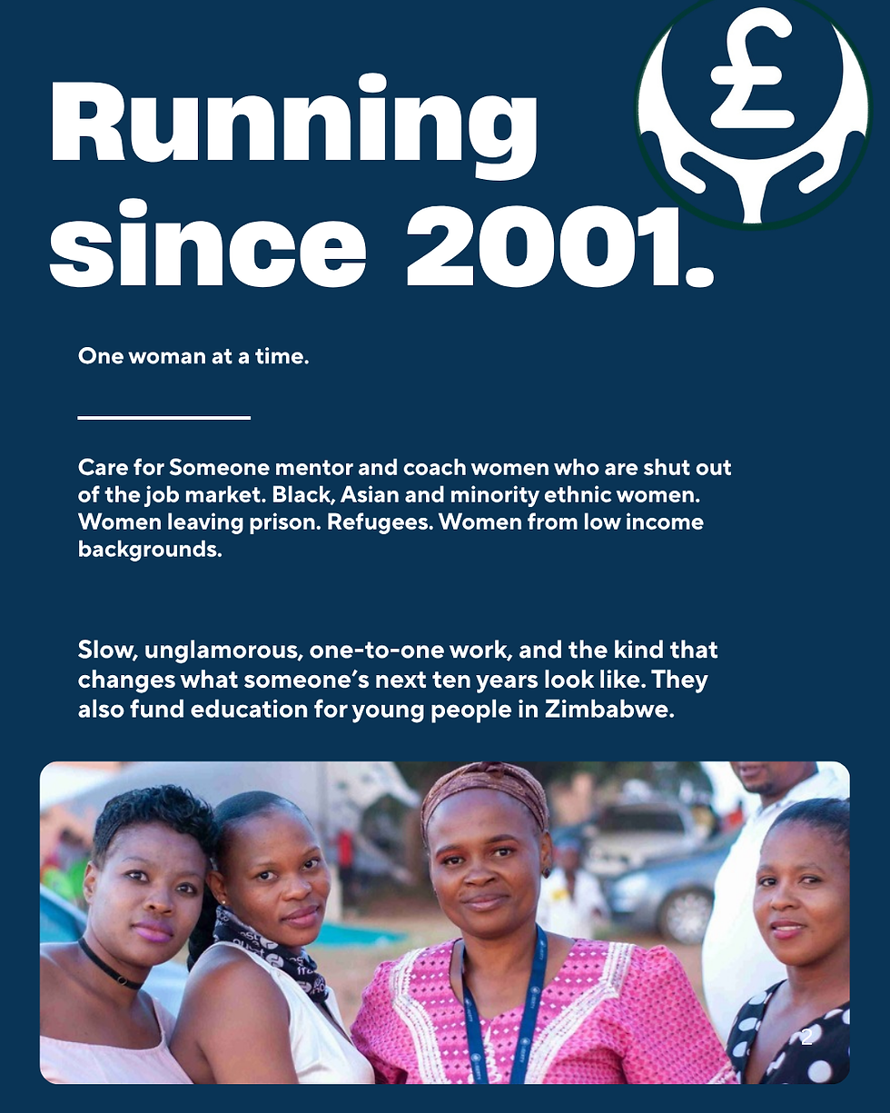 Care for Someone: one woman at a time