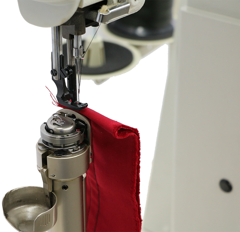 Thumbnail: TN-18365 , Super high post bed (17"), compound walking foot machine