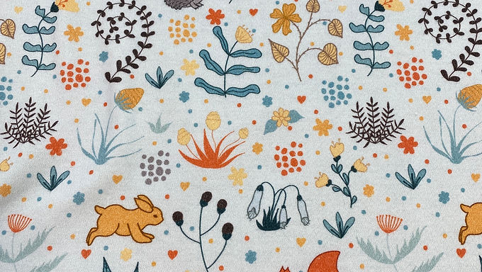 Tricot Polyester  Motifs Nature et animaux 1353