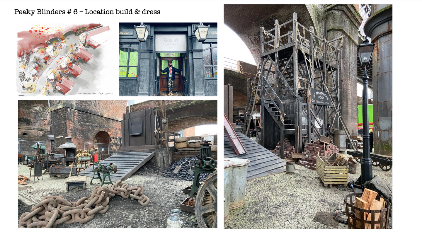 Relocating Garrison Lane, Initial sketch, Location and Dress.