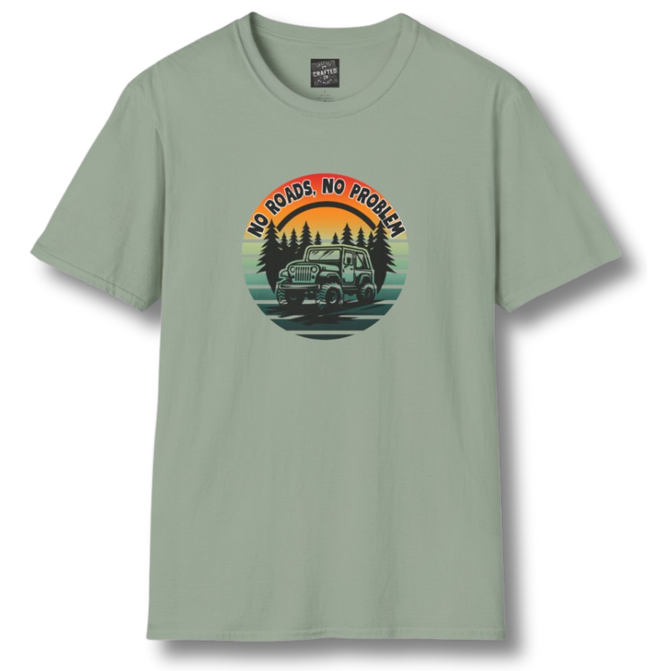 Thumbnail: Retro No Roads, No Problem T-Shirt