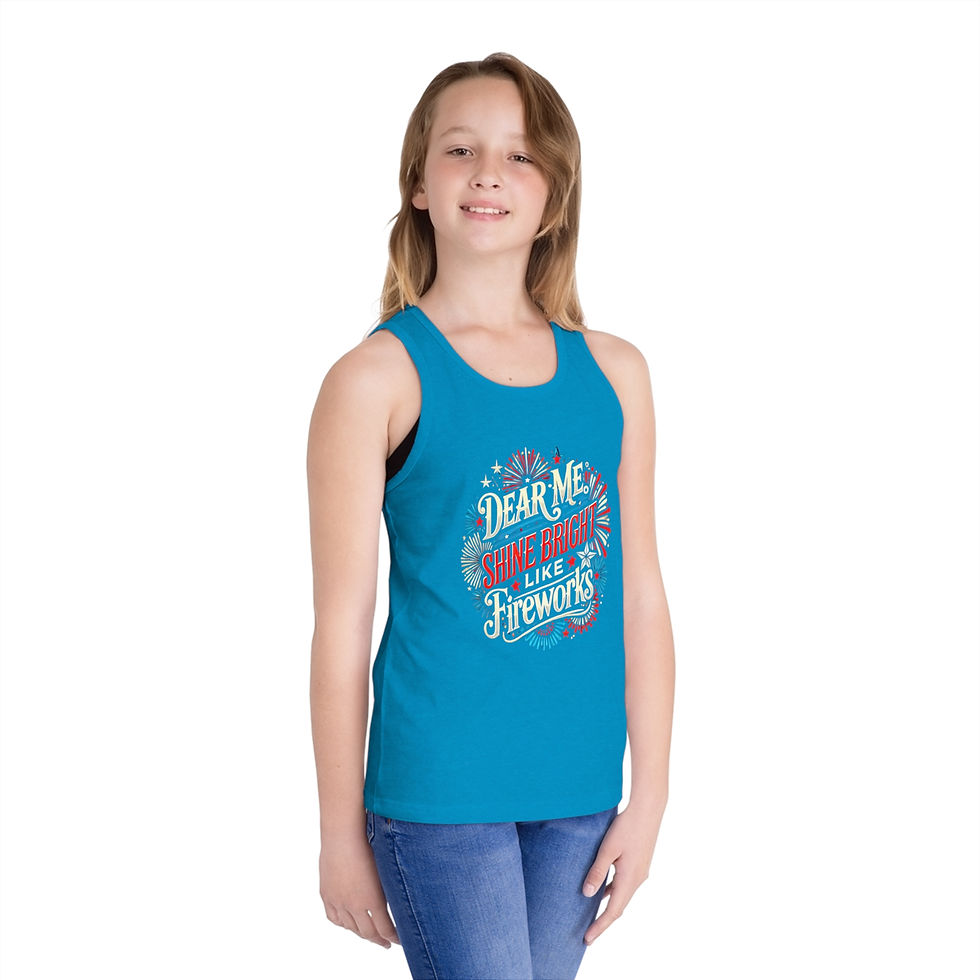 Thumbnail: Shine Bright Like Fireworks Kids Tank Top