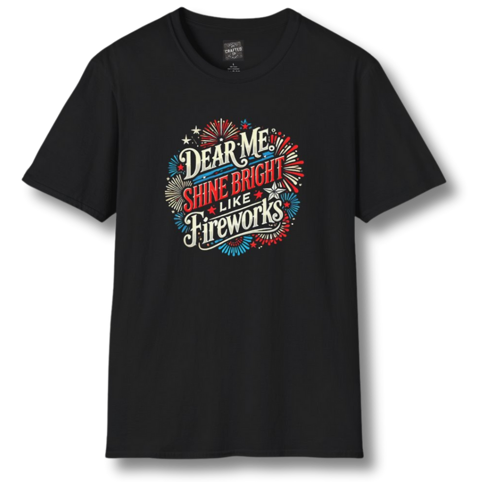 Thumbnail: Dear Me, Shine Bright Like Fireworks Tee