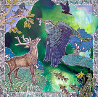 Original wildlife paintings by Pennsylvania artist Lynnette Shelley