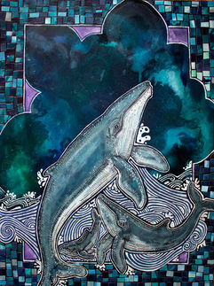 whale painting