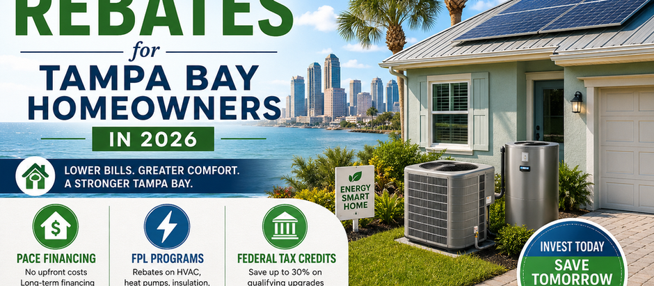 Energy Efficiency Rebates Tampa Bay 2026 | PACE, FPL & Tax Credits