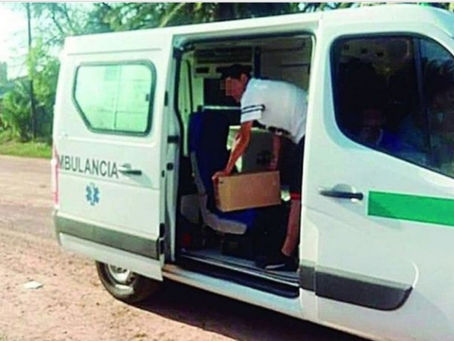 Santiago del Estero: detuvieron una ambulancia cargada con fernet y gaseosas 