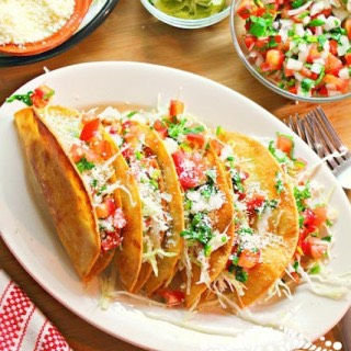 Tacos Dorados de Papa