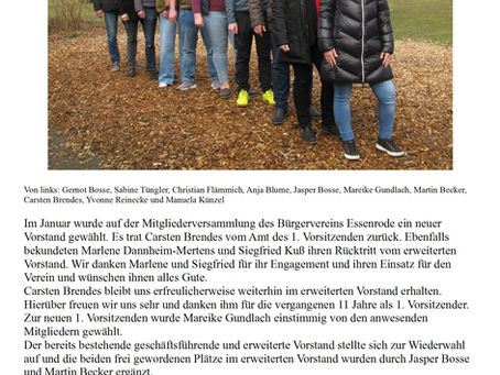 Neue Vorstandsmitglieder gewählt  