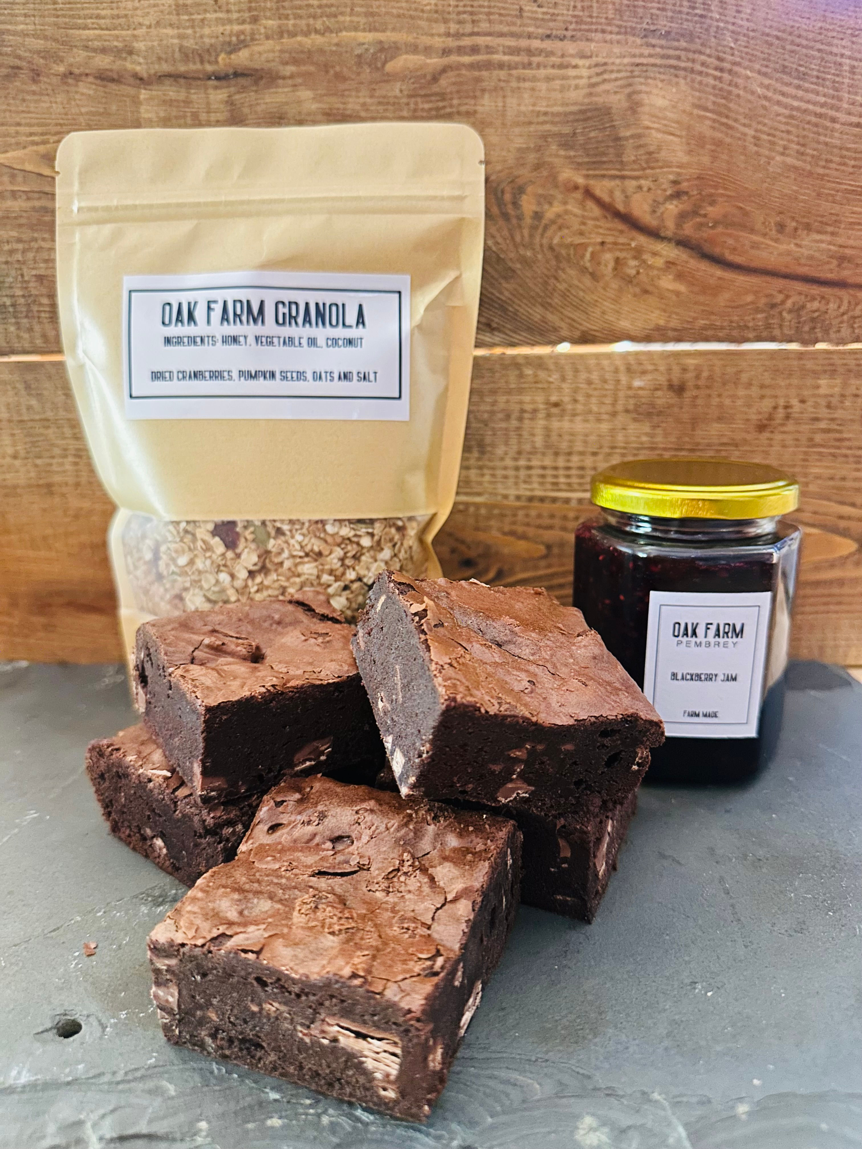 Granola, Jam and Brownies Gift Box