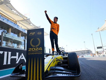 Gabriel Bortoleto é coroado campeão mundial da Fórmula 2 em Abu Dhabi