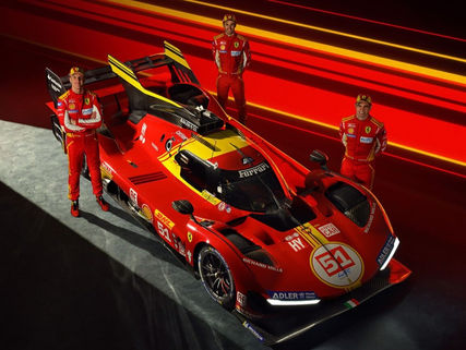 Ferrari Revela Nova Pintura Vibrante para seus Hipercarros no WEC 2024
