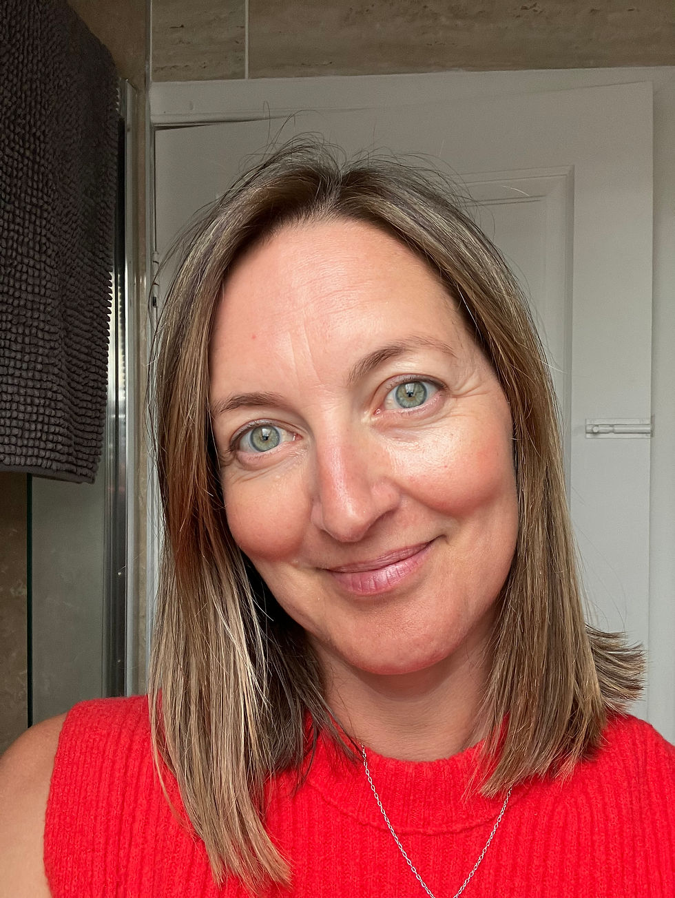 woman looking happy after recovering from burnout