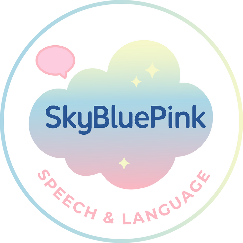 SkyBluePink Speech & Language Therapy logo
