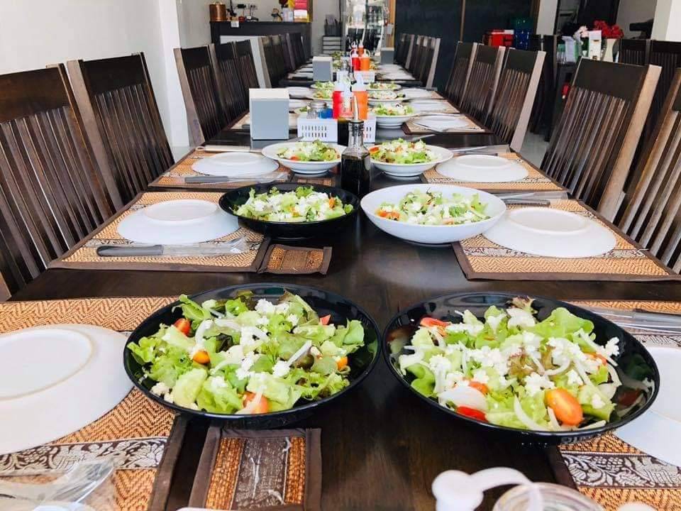 Arranged Food and Objects