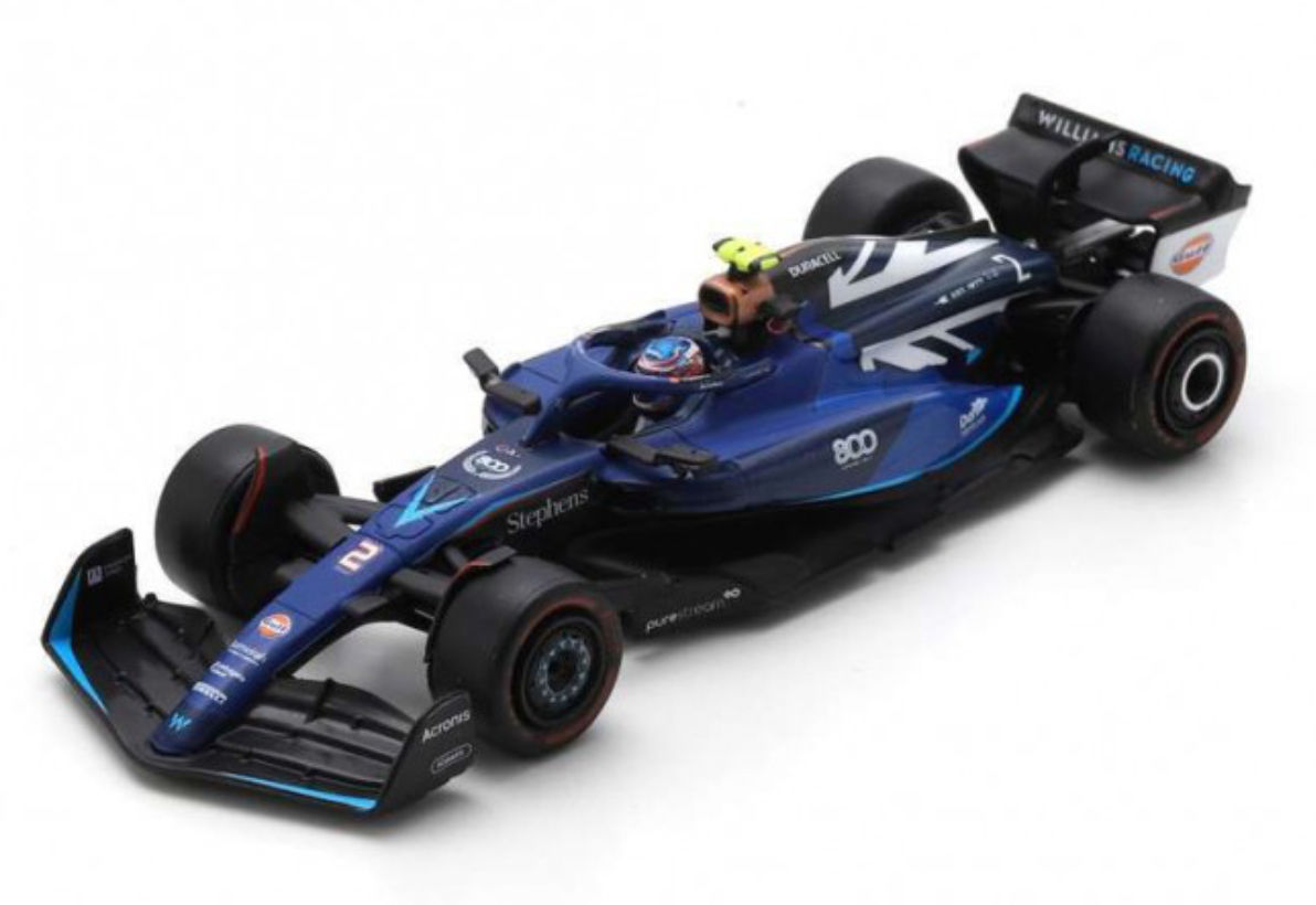 SPARK Williams Racing FW45 #2 Logan Sargeant (2023) 1:64 Model Car