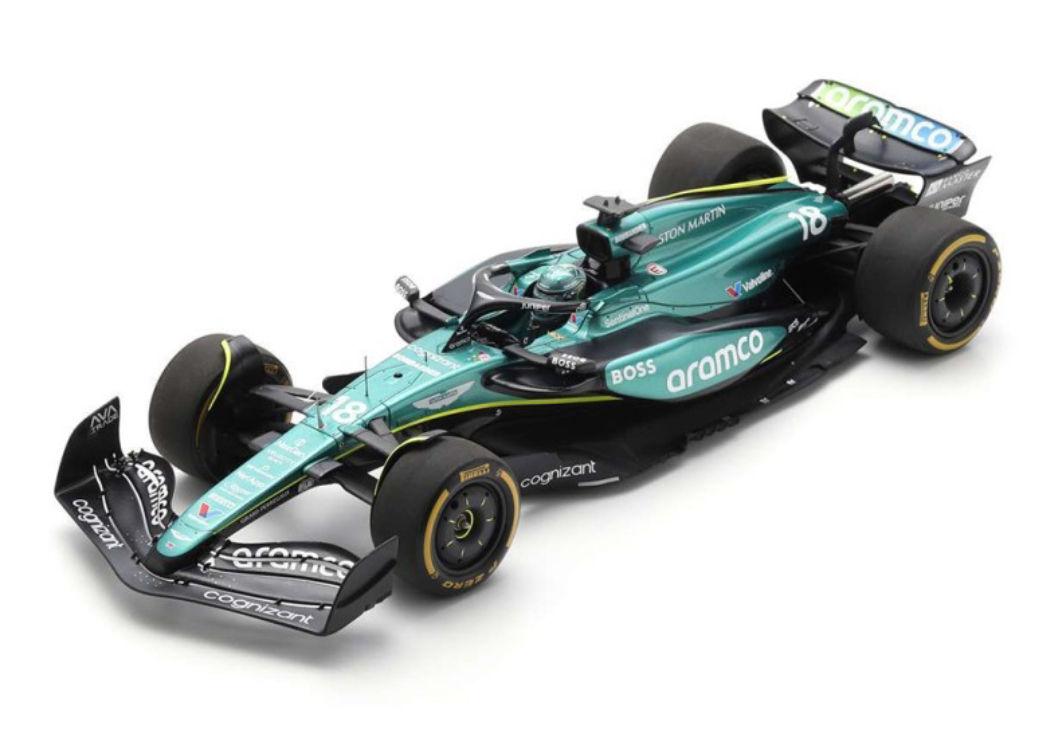 SPARK Астън Мартин AMR24 #18 Ланс Строл (2024) 1:64 Модел на кола