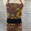 Thumbnail: A’s  Burgundy Garden Reversible Mozambique Collection |Long Bib Apron
