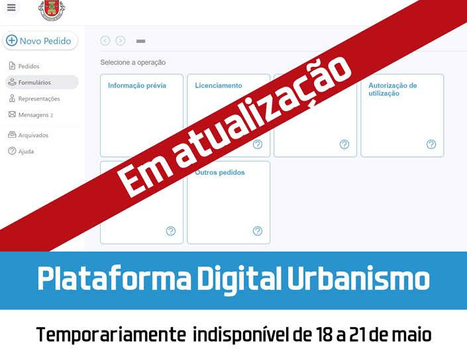 Plataforma Digital de Urbanismo de Mafra estará indisponível temporariamente