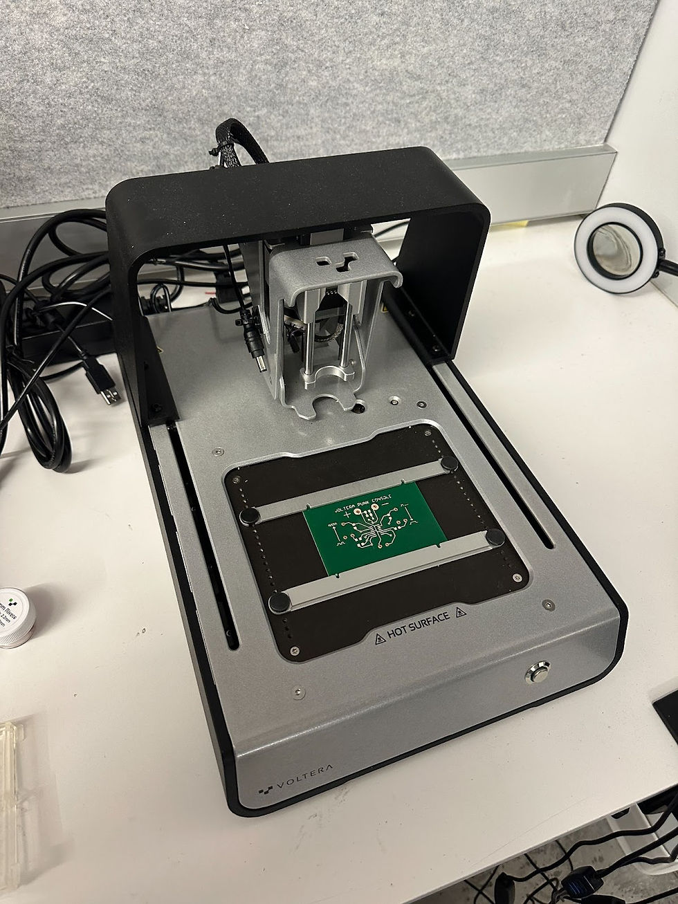 Figure 3: Voltera circuit board printer 