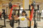Deepak, professional weightlifter, wearing Grapheetees customised t-shirt.