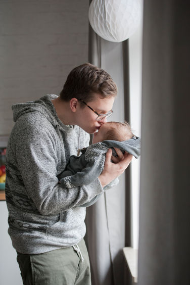 In-home newborn session