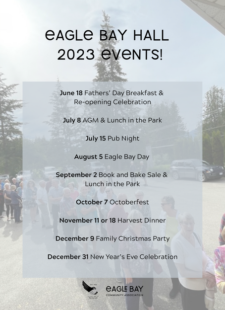 EVENTS ARE BACK!!!