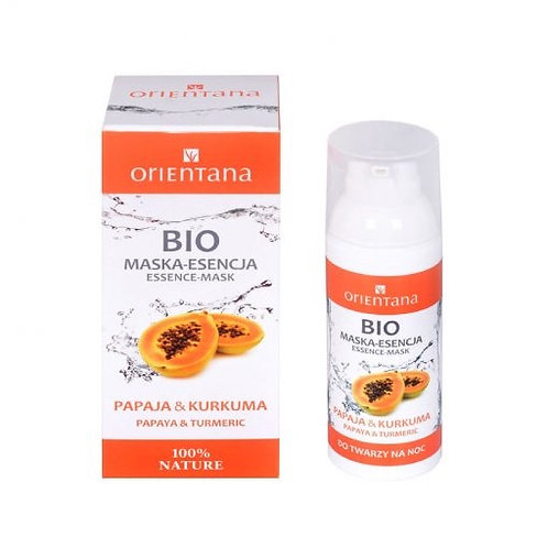 Esencja Papaja i Kurkuma maska do twarzy 100ml ORIENTANA