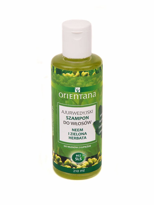 Szampon Ajurwedyjski Neem i Zielona Herbata 210ml ORIENTANA