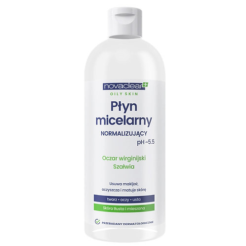 Płyn micelarny normalizujący 400ml Novaclear