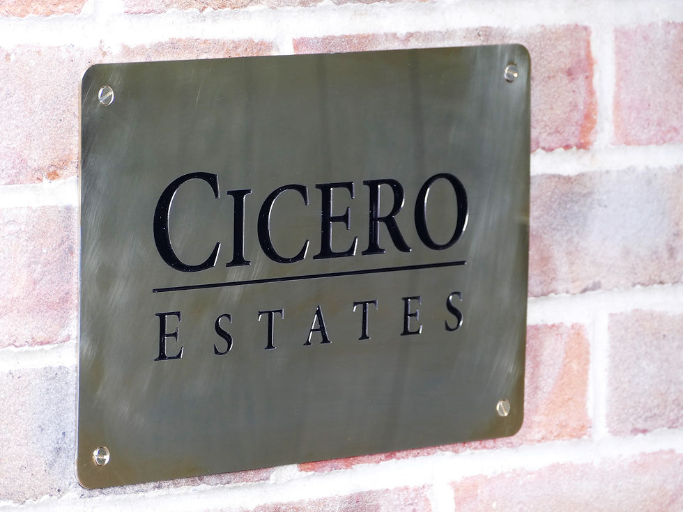 CURRENT PROJECTS Cicero Estates Residential Development