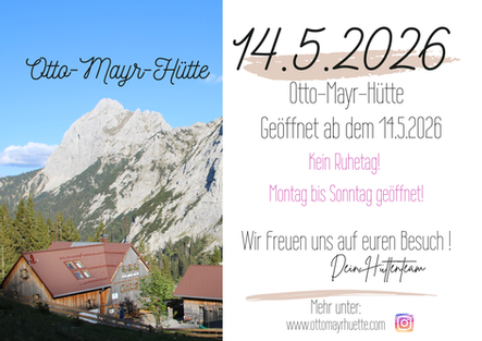 Saisonstart 14.05.2026