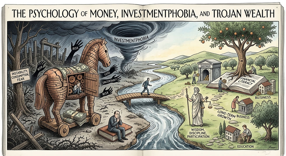 The Psychology of Money, INVESTMENTPHOBIA, & Trojan Wealth