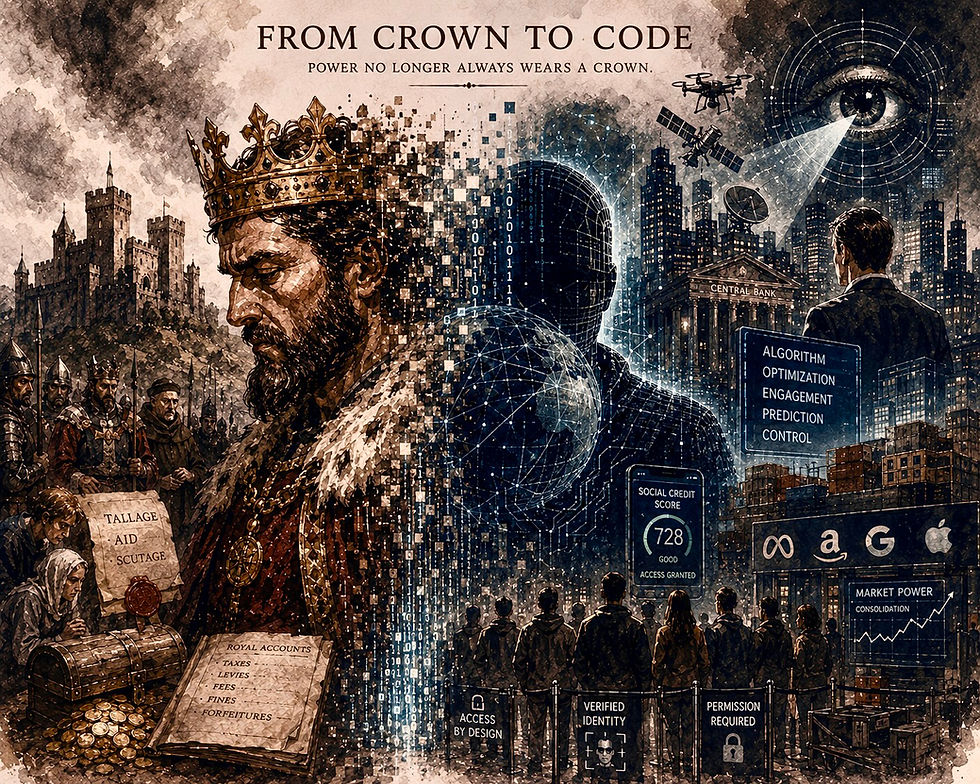 Power no longer always announces itself through crowns or thrones. In the twenty-first century, authority increasingly operates through platforms, algorithms, financial systems, institutional networks, and technological infrastructure.