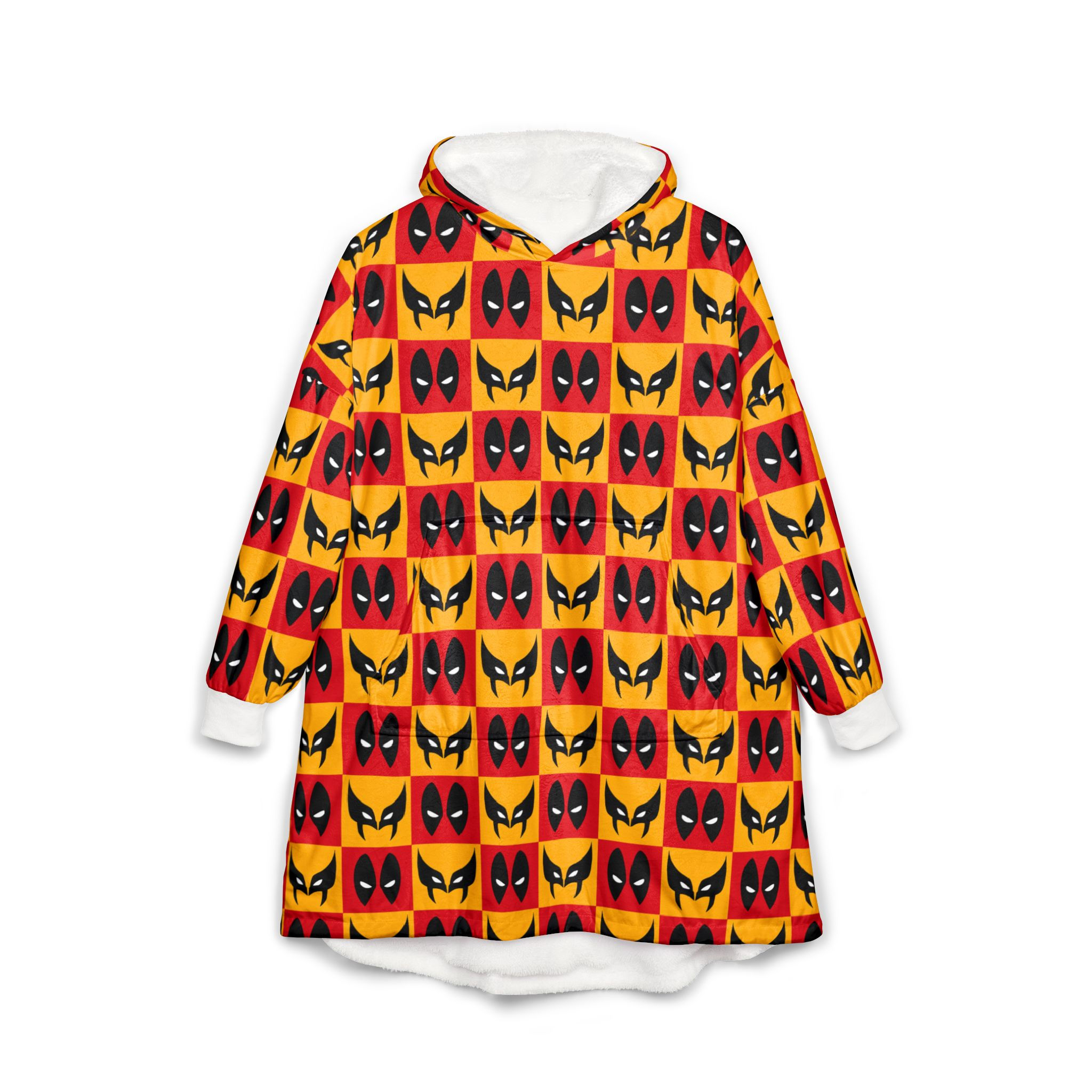 Marvel Deadpool Hooded Blanket | Super Hero's Unisex Hooded Blanket Cozy