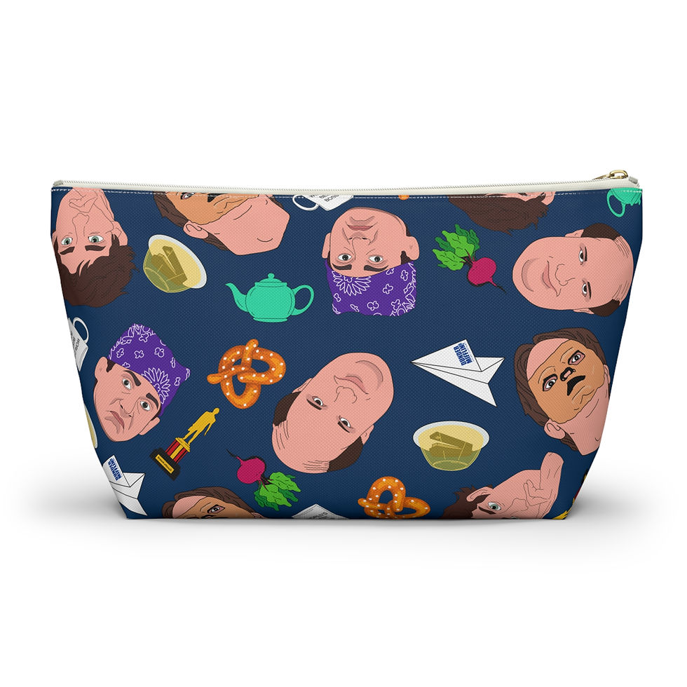 Thumbnail: The Office Pouch | Michael Dwight Jim Kevin Accessory Pouch w T-bottom Pencil
