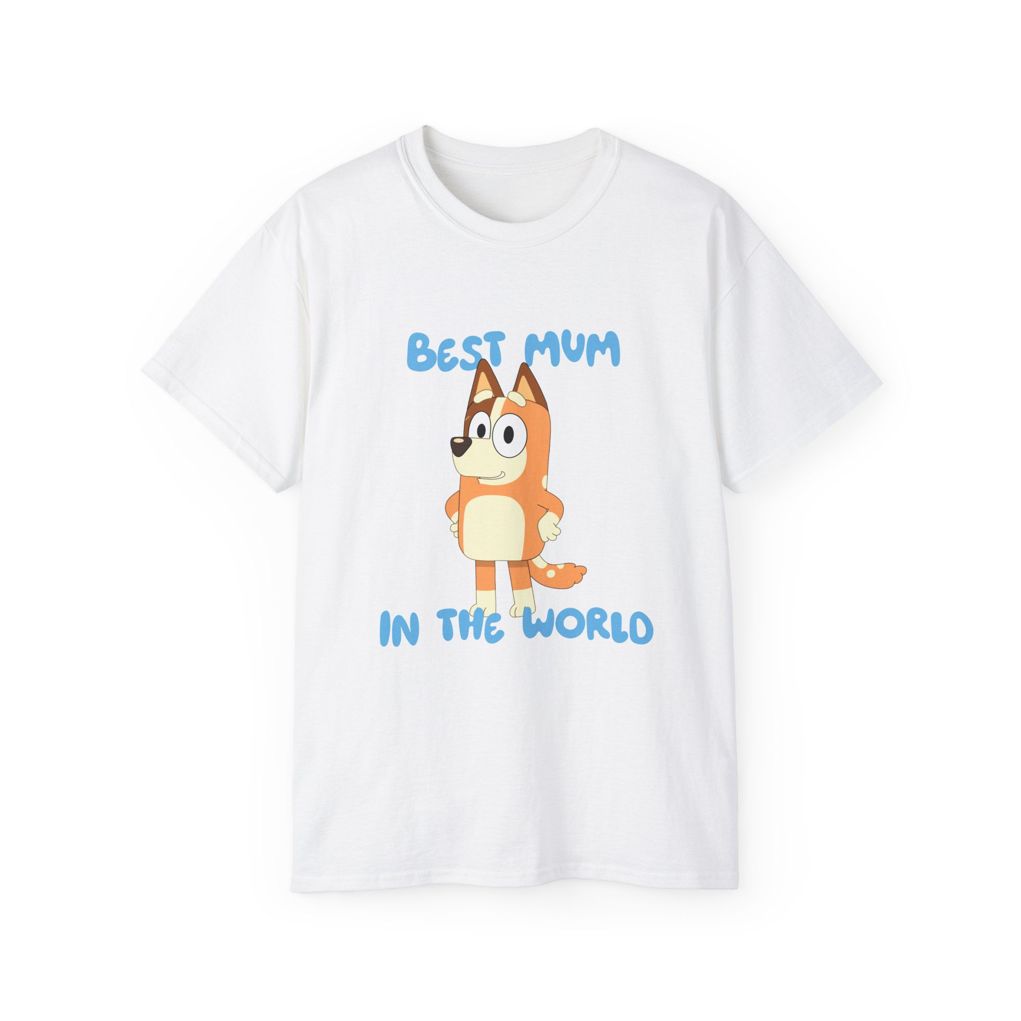 Bluey Shirt | Best Mum In The World Chilli Unisex Ultra Cotton Tee Mother's Day