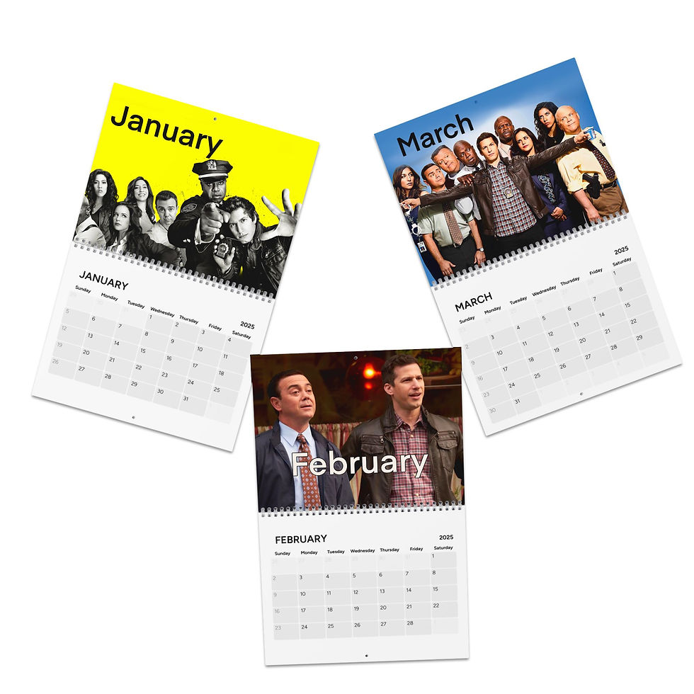 Thumbnail: Brooklyn Nine Nine 2025 Calendar | Jake Calendar Gift For Her For Him