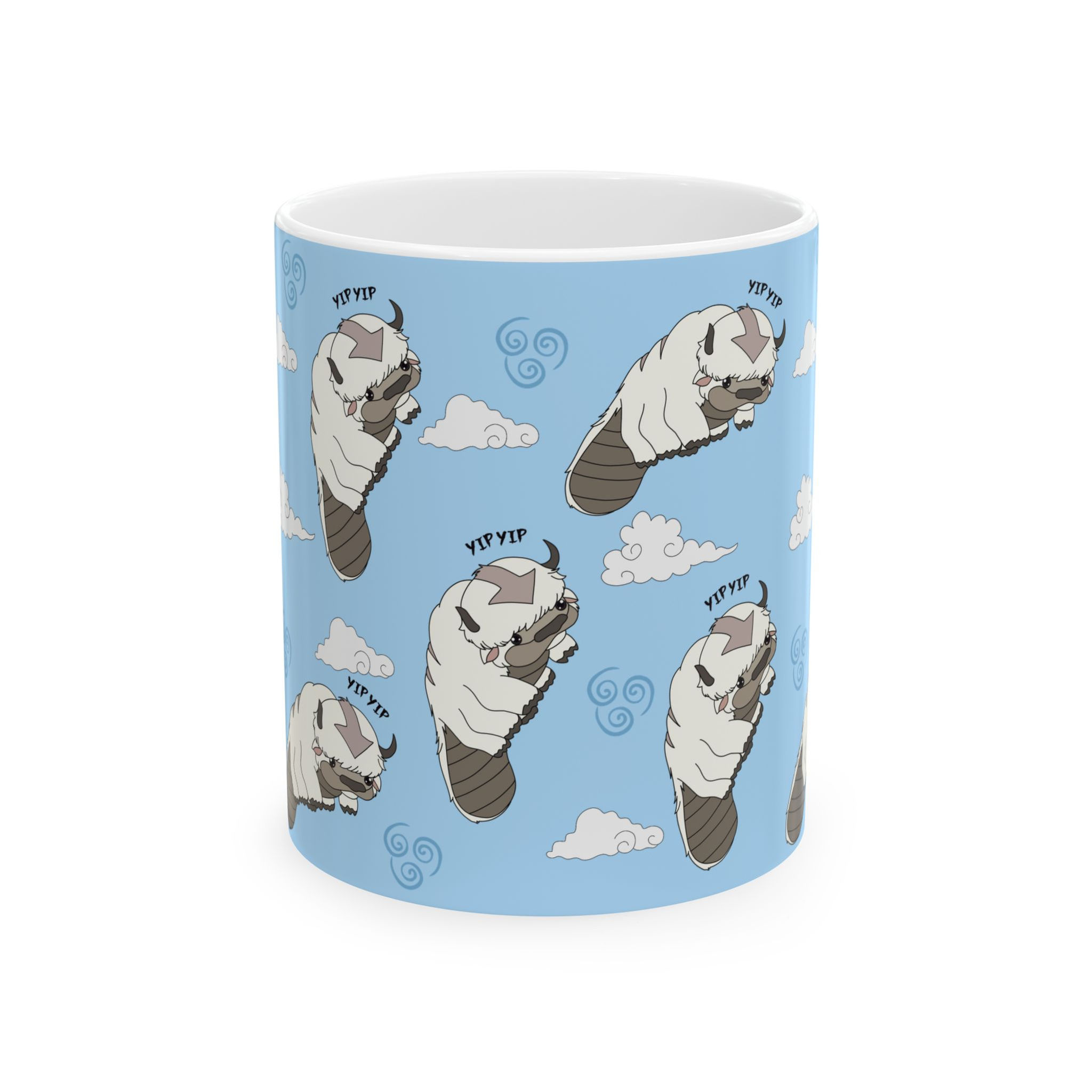 Appa Yip Yip Mug | Avatar The Last Air Bender Ceramic Mug For Her For Him