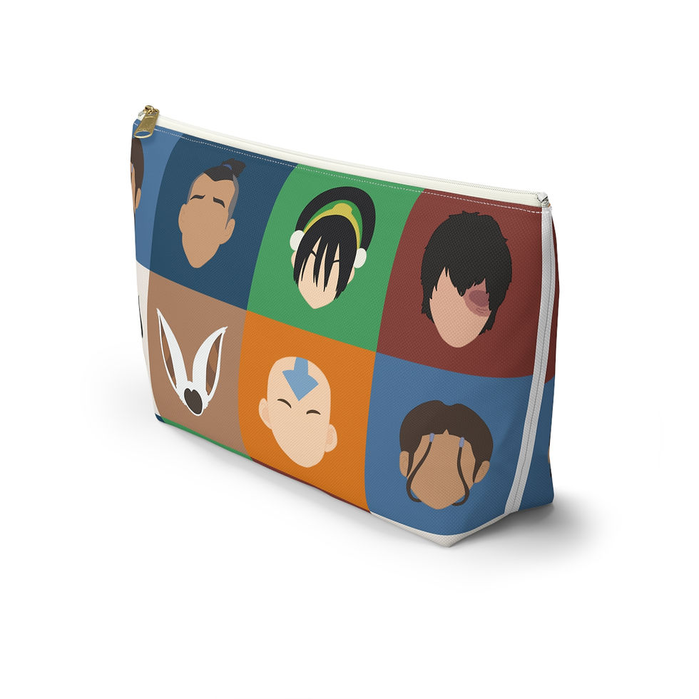Thumbnail: Avatar : The Last Airbender Pouch | Aang Sokka Appa Accessory Pouch w T-bottom