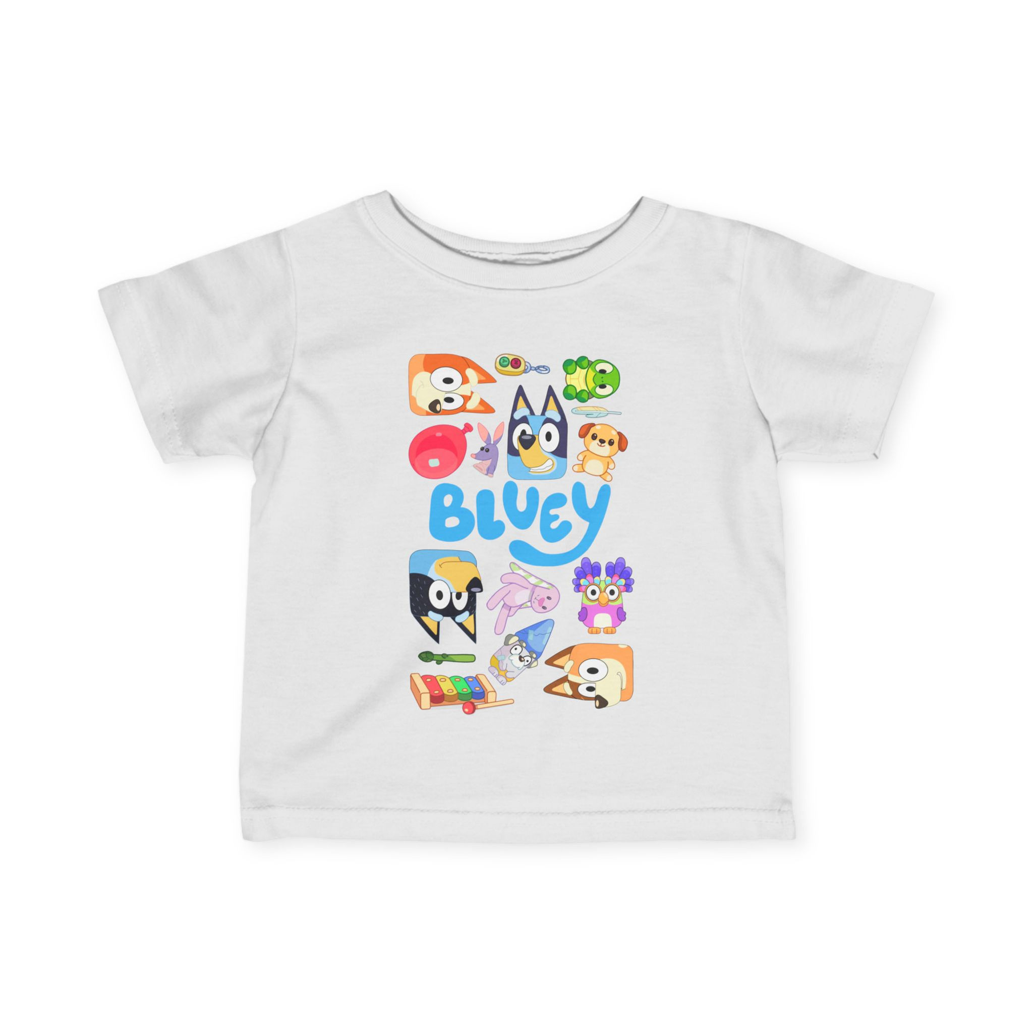 Bluey Shirt | Bingo Chilli Bandit Infant Jersey Tee - Cute Kids T-Shirt