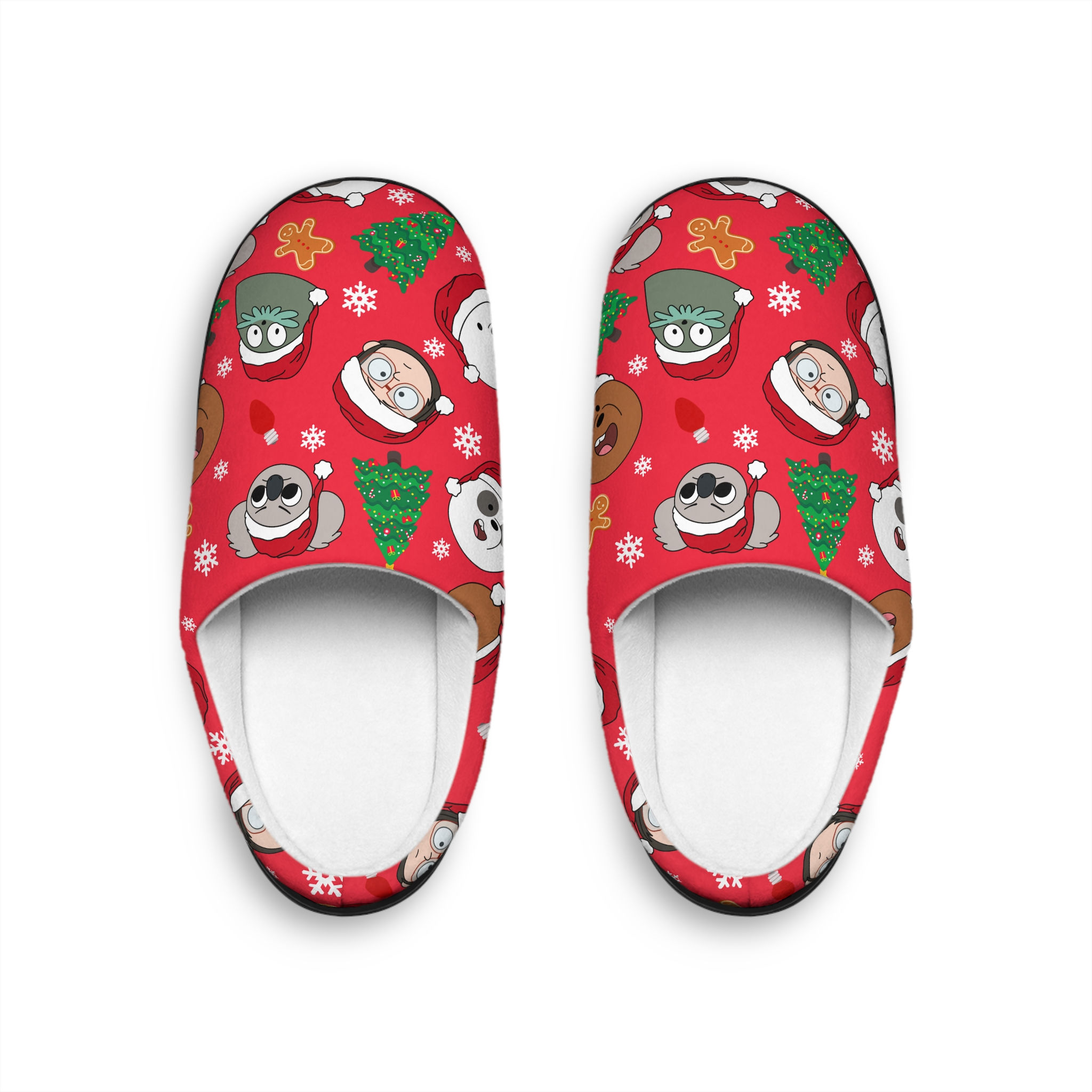 We Bare Bears Christmas Women's Indoor Slippers
