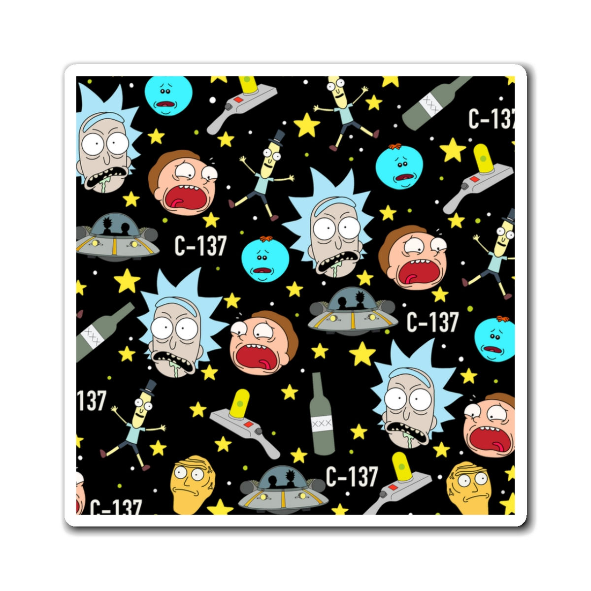 Rick And Morty Magnet | Rick Morty Magnet Cartoon Birthday Gift For Her For Him