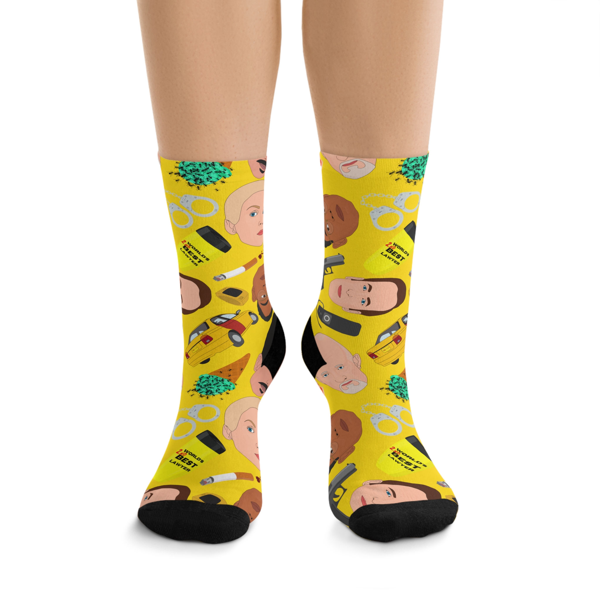 Better Call Saul Socks | Recycled Poly Socks Stocking Stuffer Gift For Her Him