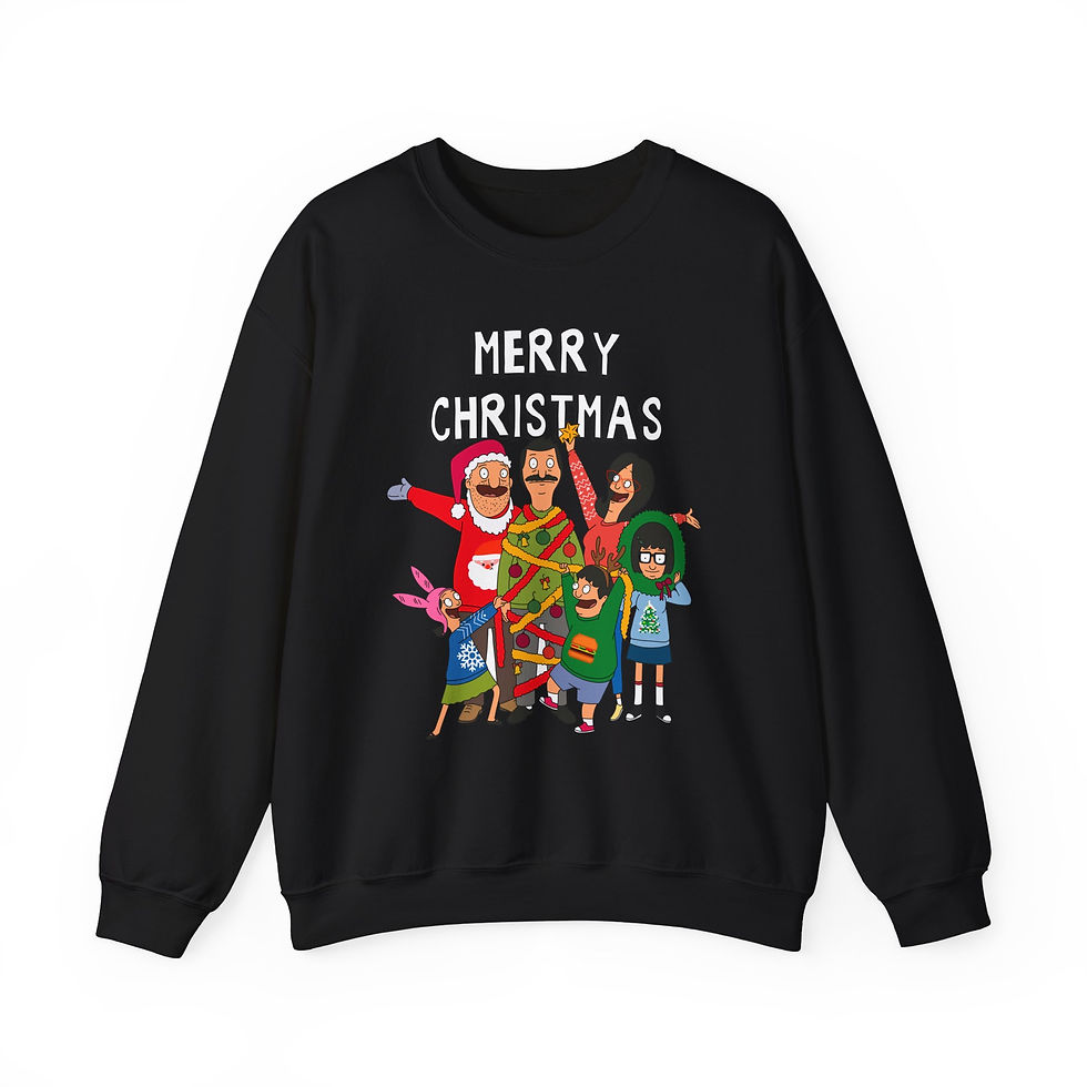 Thumbnail: Bob's Burgers Christmas Unisex Heavy Blend™ Crewneck Sweatshirt